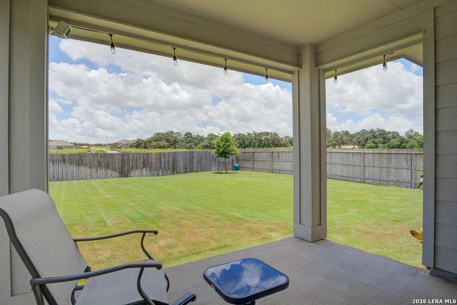Exterior details and patio area of a home in Megan's Landing, Castroville (Image 27).