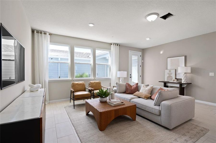 Furnished interior view inside a new home in Parkside Trails, Clermont (Image 16).