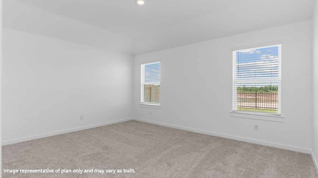 Spacious, unfurnished interior of a new home in Canterra Creek 45' and 50' Homesites, Iowa Colony (Image 11).