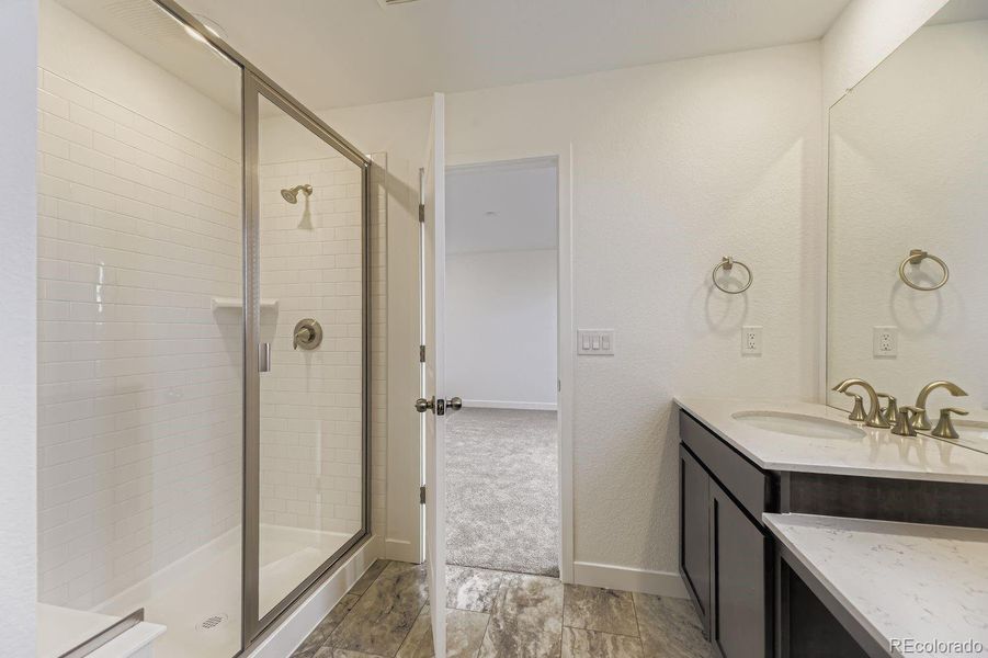 Furnished interior view inside a new home in , Centennial (Image 6).