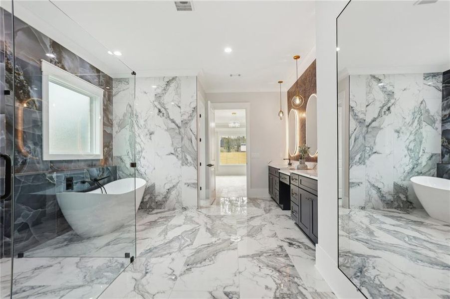 Furnished interior view inside a new home in , Lawrenceville (Image 8).