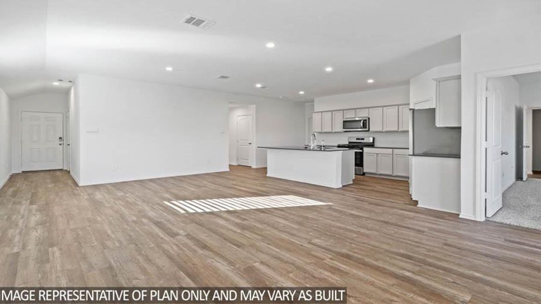 Spacious, unfurnished interior of a new home in The Canopies, Splendora (Image 5).