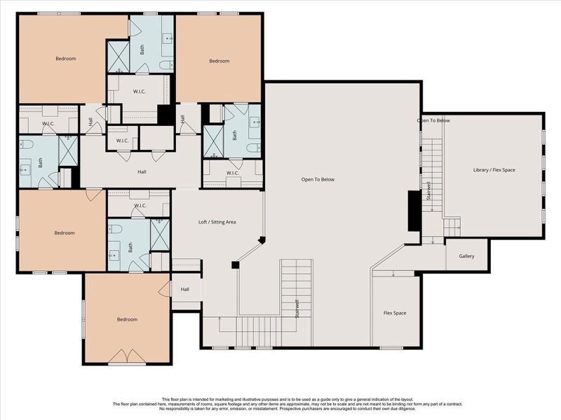 2D floor plan layout of this home in , Houston, TX (Image 7).