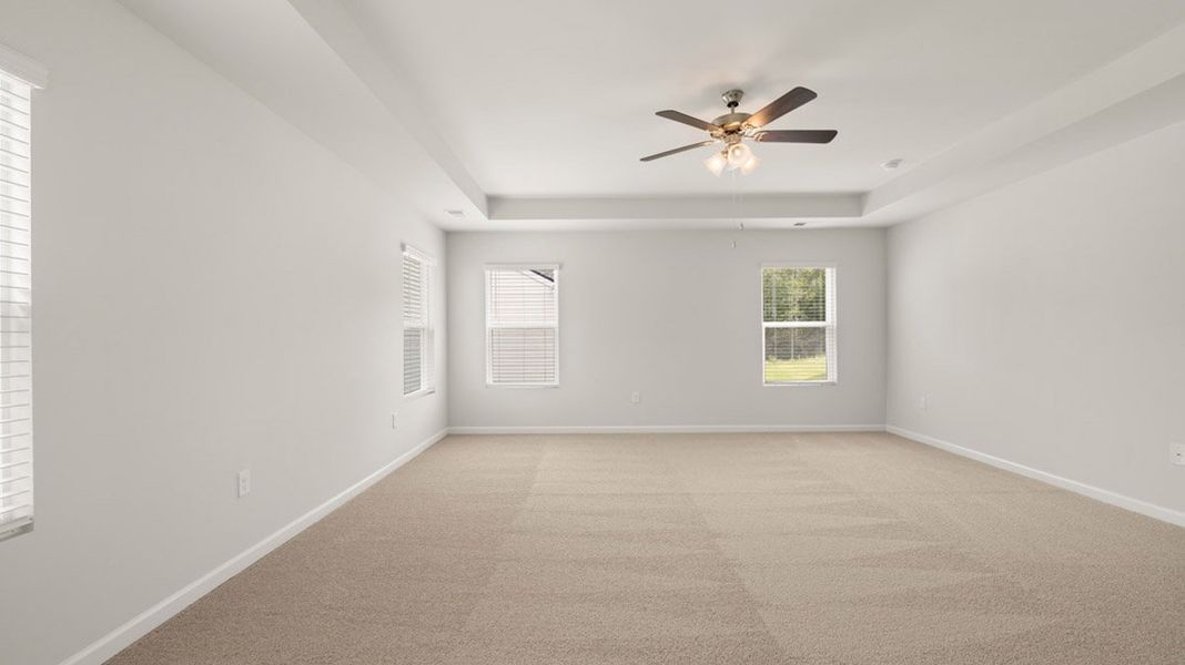 Representative unfurnished interior of a home built from the Mansfield by D.R. Horton in Chukker Creek Landing, Aiken (Image 22).