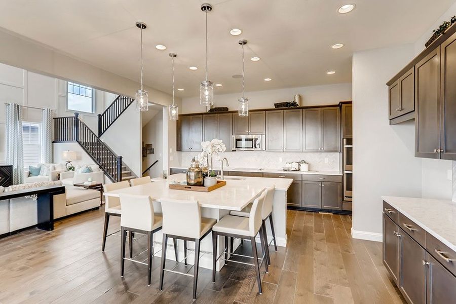 Representative furnished interior of a home built from the Vail by Taylor Morrison in The Reserve at Looking Glass Destination Collection, Parker (Image 7).