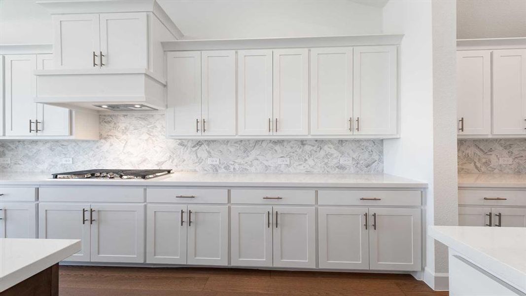 Furnished interior view inside a new home in Terraces 72', Rockwall (Image 8). Furnished interior view inside a new home in Terraces 72', Rockwall (Image 8).