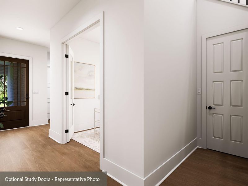 Spacious, unfurnished interior of a new home in The Woodlands Hills - Reserve Collection, Willis (Image 15).