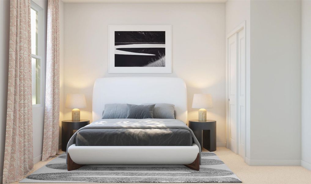 Bedroom 2 (*Artist rendering used for illustration purposes only.) Bedroom 2 (*Artist rendering used for illustration purposes only.)