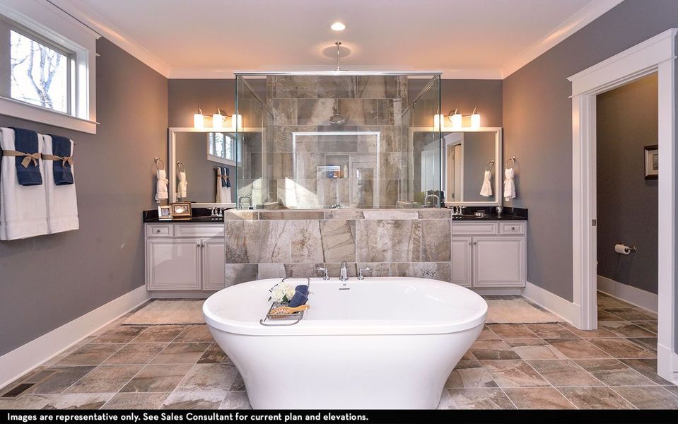 Representative furnished interior of a home built from the Dresden by CastleRock Communities in Belvoir, Fairview (Image 23).