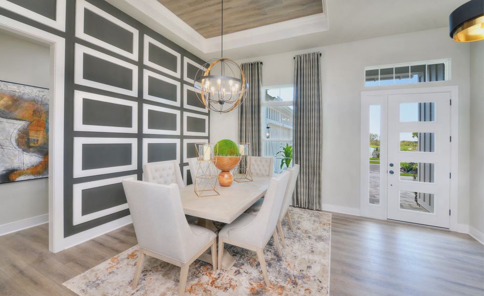 Furnished interior view inside a new home in Waterset, Apollo Beach (Image 40). Furnished interior view inside a new home in Waterset, Apollo Beach (Image 40).