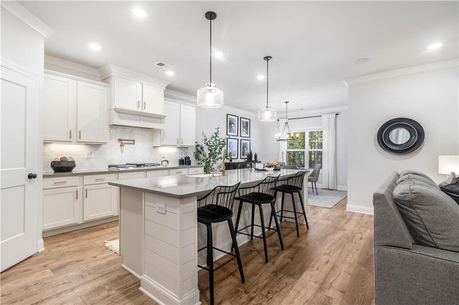 Furnished interior view inside a new home in Belle Woode Estates, Monroe (Image 4). Furnished interior view inside a new home in Belle Woode Estates, Monroe (Image 4).