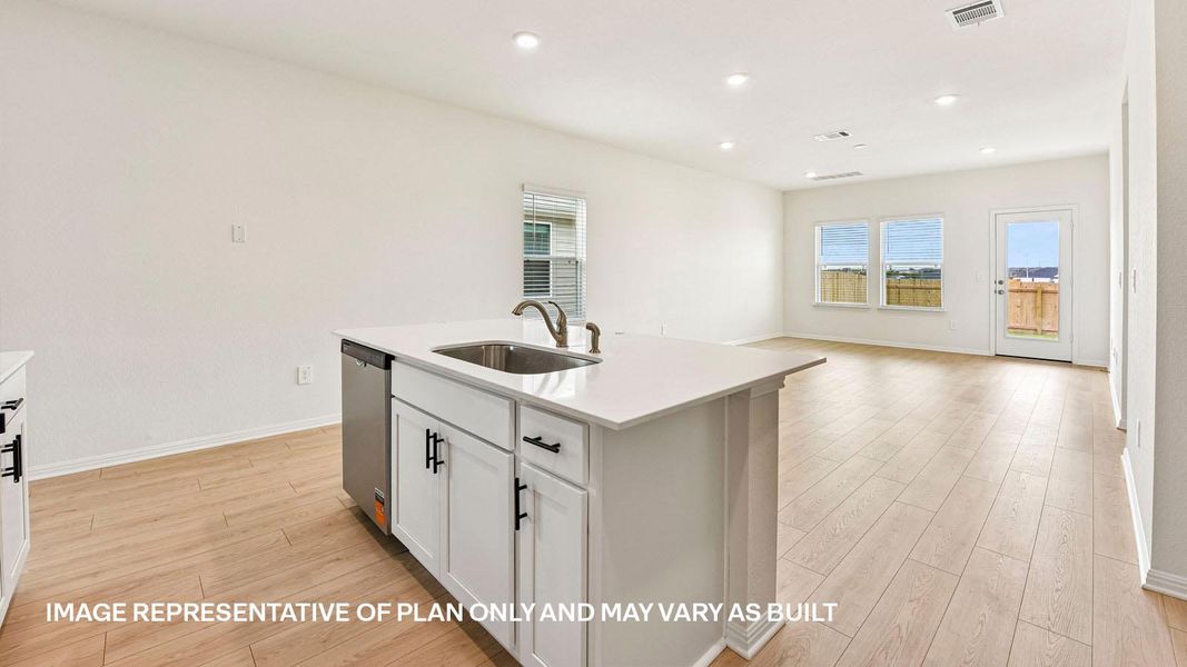 Furnished interior view inside a new home in Carillon, Manor (Image 5).