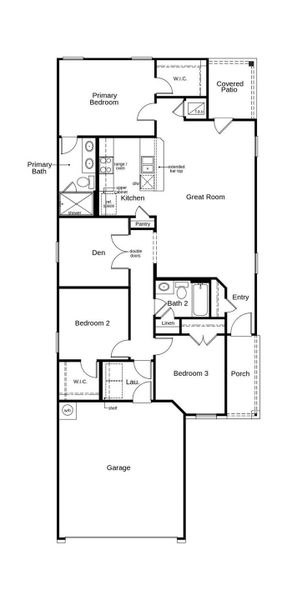 Floor plan of home