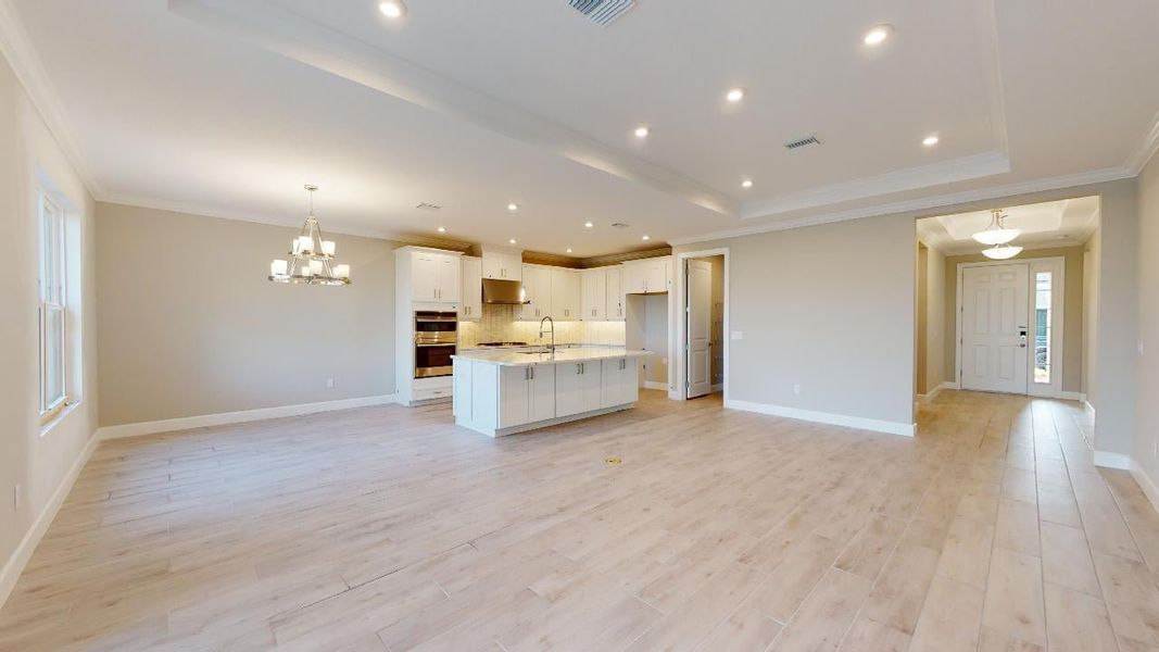 Spacious, unfurnished interior of a new home in Esplanade at Tradition, Port St. Lucie (Image 17). Spacious, unfurnished interior of a new home in Esplanade at Tradition, Port St. Lucie (Image 17).