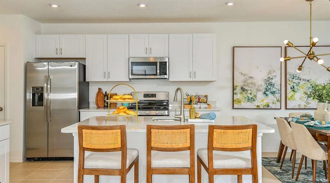 Furnished interior view inside a new home in Coasterra Community Group Page, Palmetto (Image 13).
