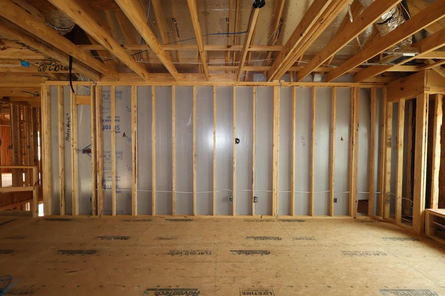 In-progress construction of a new home in Dunham Pointe, Cypress, TX (Image 23).