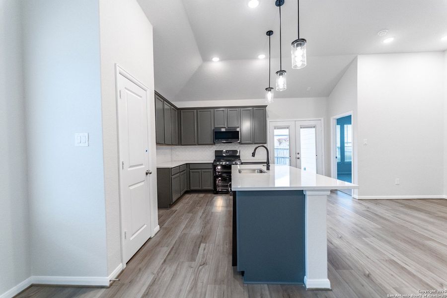Furnished interior view inside a new home in Homestead, Schertz (Image 4). Furnished interior view inside a new home in Homestead, Schertz (Image 4).