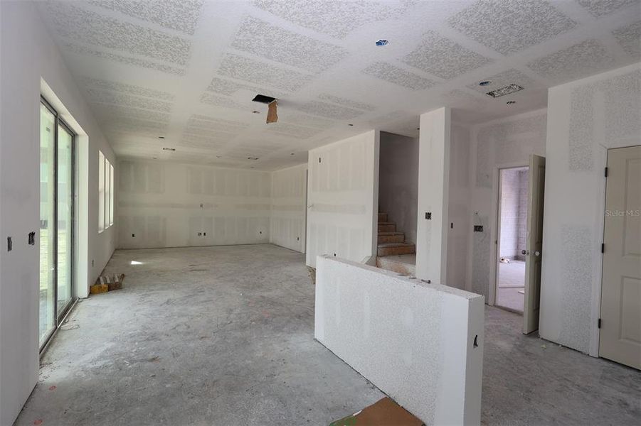 In-progress construction of a new home in Center Lake on the Park, St. Cloud, FL (Image 21).