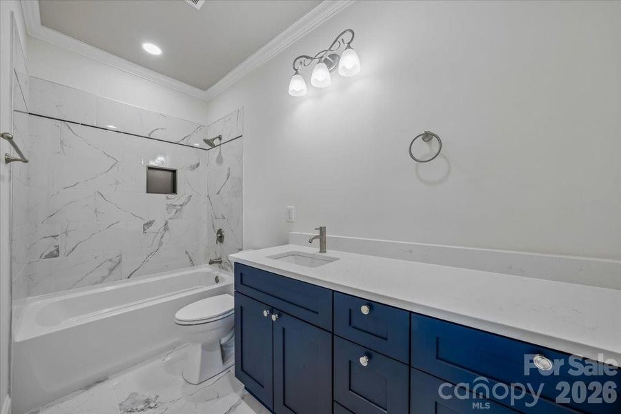 Furnished interior view inside a new home in , Waxhaw (Image 38).