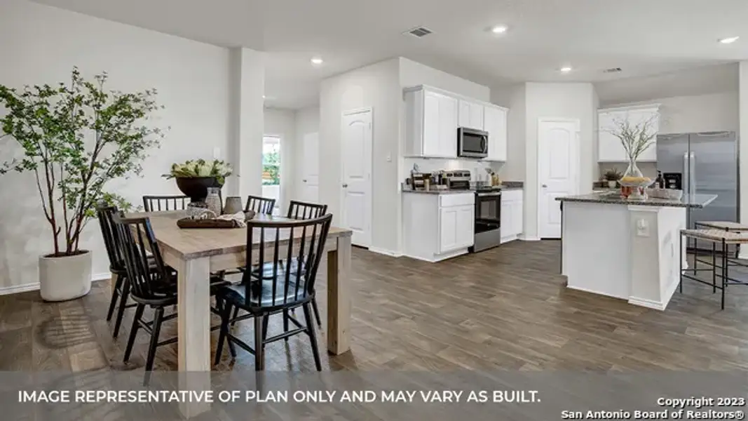 Furnished interior view inside a new home in Swenson Heights, Seguin (Image 26).