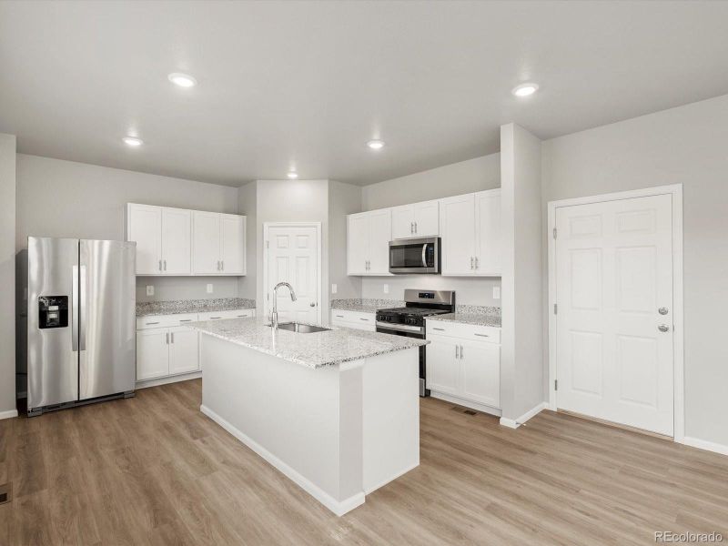 Furnished interior view inside a new home in Revere at Johnstown, Johnstown (Image 5). Furnished interior view inside a new home in Revere at Johnstown, Johnstown (Image 5).