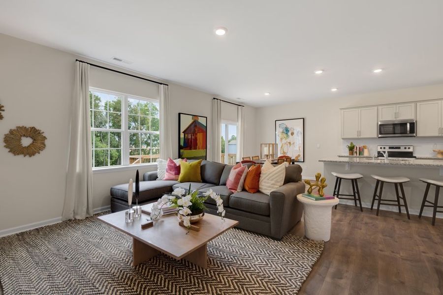 Representative furnished interior of a home built from the Hayden by D.R. Horton in Southbury, Carthage (Image 23). Representative furnished interior of a home built from the Hayden by D.R. Horton in Southbury, Carthage (Image 23).