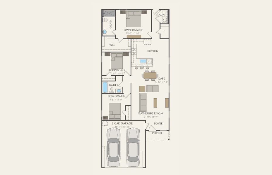2D floor plan layout of this home in Ashford Crossing, Lowry Crossing, TX (Image 3). 2D floor plan layout of this home in Ashford Crossing, Lowry Crossing, TX (Image 3).