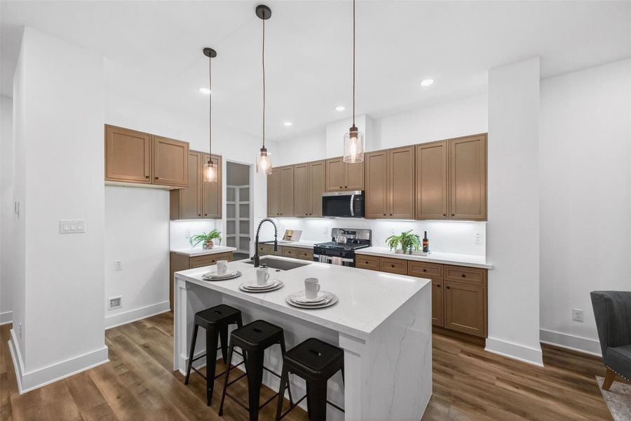 Furnished interior view inside a new home in , Houston (Image 14).