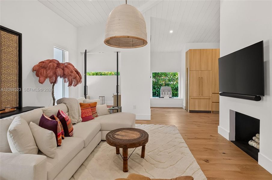 Furnished interior view inside a new home in , Miami (Image 28).