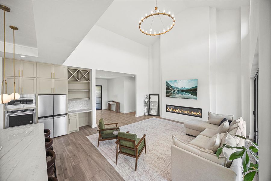 Furnished interior view inside a new home in , Baytown (Image 13).