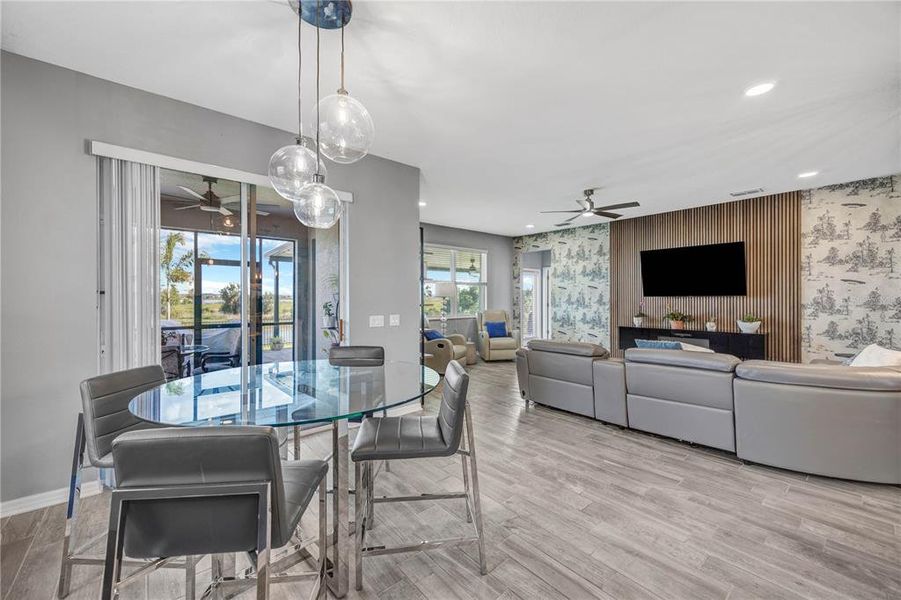 Furnished interior view inside a new home in , Wesley Chapel (Image 58).