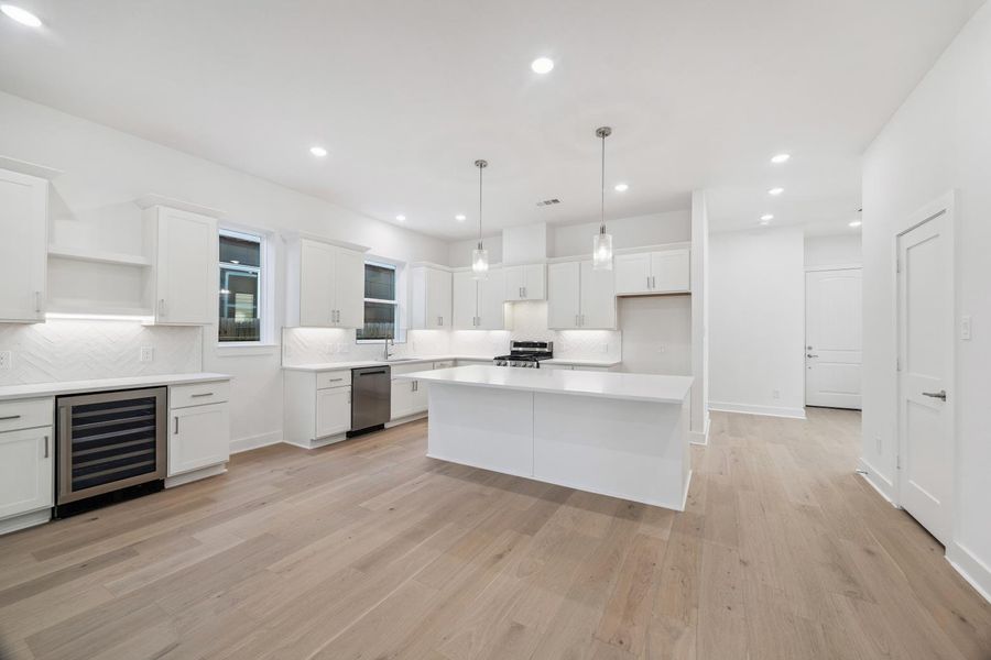 Furnished interior view inside a new home in , Houston (Image 12).