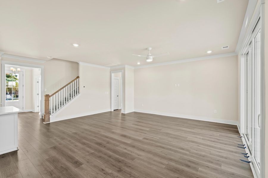 Spacious, unfurnished interior of a new home in Horry County Homes, Conway (Image 15). Spacious, unfurnished interior of a new home in Horry County Homes, Conway (Image 15).