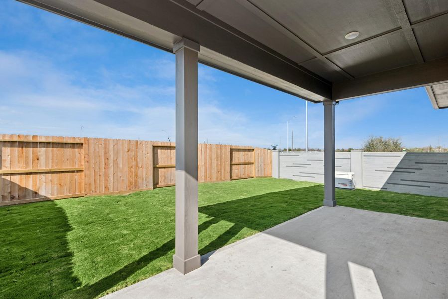 Exterior details and patio area of a home in Jubilee, Hockley (Image 24).
