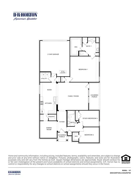2D floor plan layout for the Andrews by D.R. Horton in Boardwalk, Lancaster, TX (Image 3). 2D floor plan layout for the Andrews by D.R. Horton in Boardwalk, Lancaster, TX (Image 3).