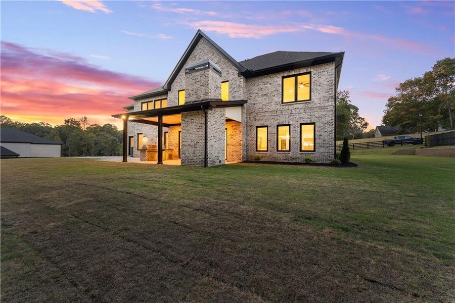 Exterior details and patio area of a home in , Hoschton (Image 3).