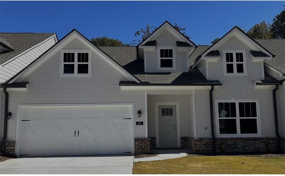 Front exterior of a new home in , Cleveland, GA, highlighting curb appeal (Image 1).