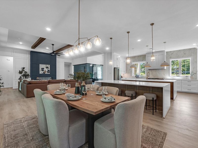 Furnished interior view inside a new home in , Plantersville (Image 17).