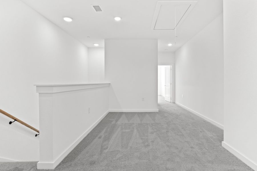 Spacious, unfurnished interior of a new home in Willow Grove Townhomes, Melissa (Image 36).