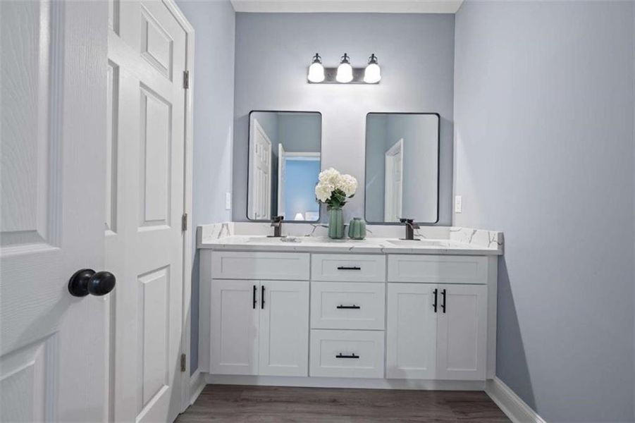 Furnished interior view inside a new home in , Commerce (Image 34).