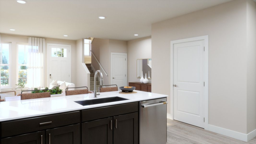 Representative furnished interior of a home built from the C by Trumark Homes in Erie Highlands, Erie (Image 8).