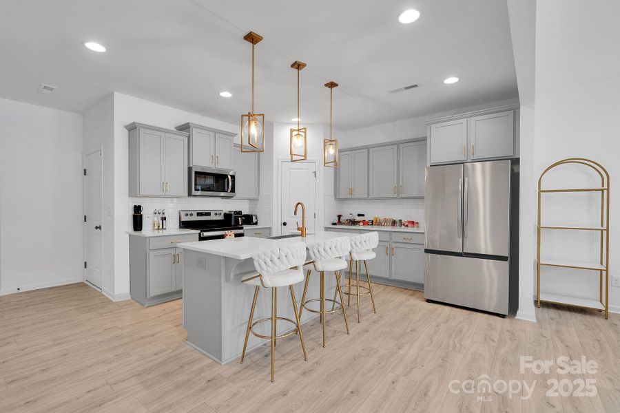 Furnished interior view inside a new home in , Charlotte (Image 12). Furnished interior view inside a new home in , Charlotte (Image 12).