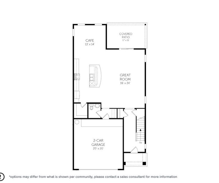 2D floor plan layout of this home in TrailMark, St. Augustine, FL (Image 3). 2D floor plan layout of this home in TrailMark, St. Augustine, FL (Image 3).
