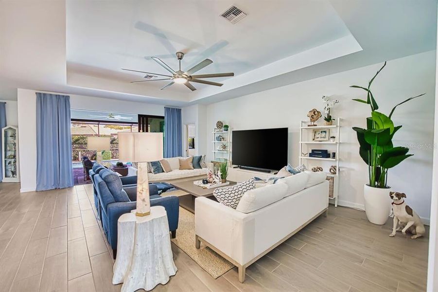 Furnished interior view inside a new home in , Fort Myers (Image 7).