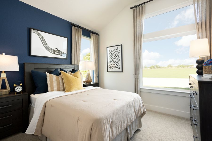 Representative furnished interior of a home built from the Franklin by Scott Felder Homes in Prominence, San Antonio (Image 12). Representative furnished interior of a home built from the Franklin by Scott Felder Homes in Prominence, San Antonio (Image 12).