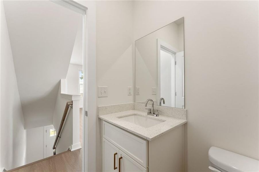 Furnished interior view inside a new home in Array, Atlanta (Image 5). Furnished interior view inside a new home in Array, Atlanta (Image 5).