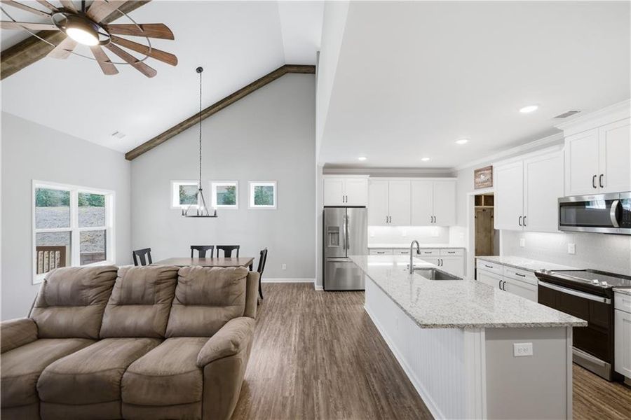 Furnished interior view inside a new home in , Waleska (Image 12). Furnished interior view inside a new home in , Waleska (Image 12).