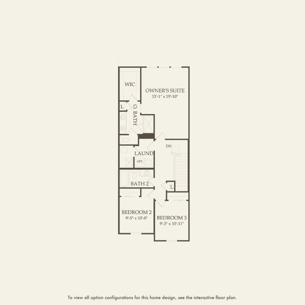 2D floor plan layout for the Trailwood - Exterior Unit by Pulte Homes in Silverleaf Oaks, Winter Garden, FL (Image 5).