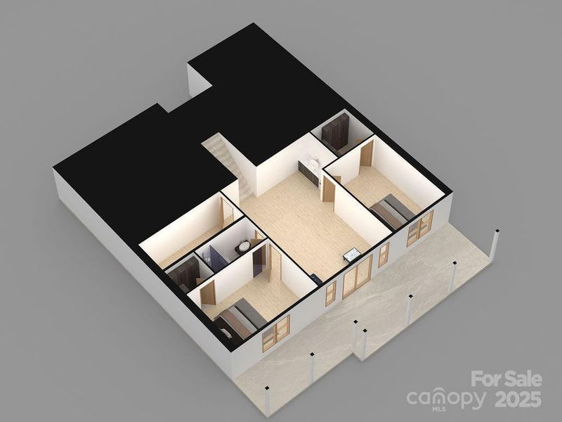 3D Layout Lower Level