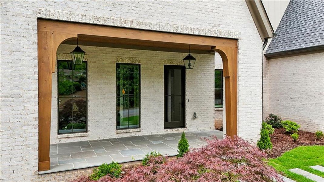 Exterior details and patio area of a home in , Atlanta (Image 3).